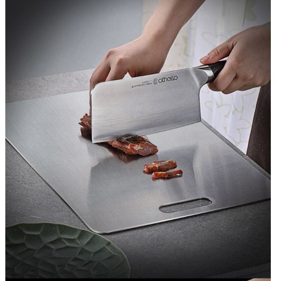 Thớt inox 304 kháng khuẩn cường lực- vệ sinh dễ dàng-chống ẩm mốc- rã đông nhanh