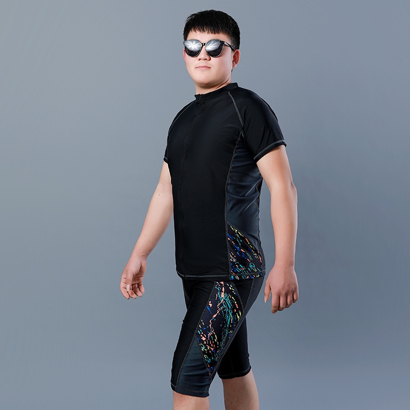 Bộ Đồ Bơi Áo + Quần Size Lớn 60-185KG Cho Nam Tập Bơi