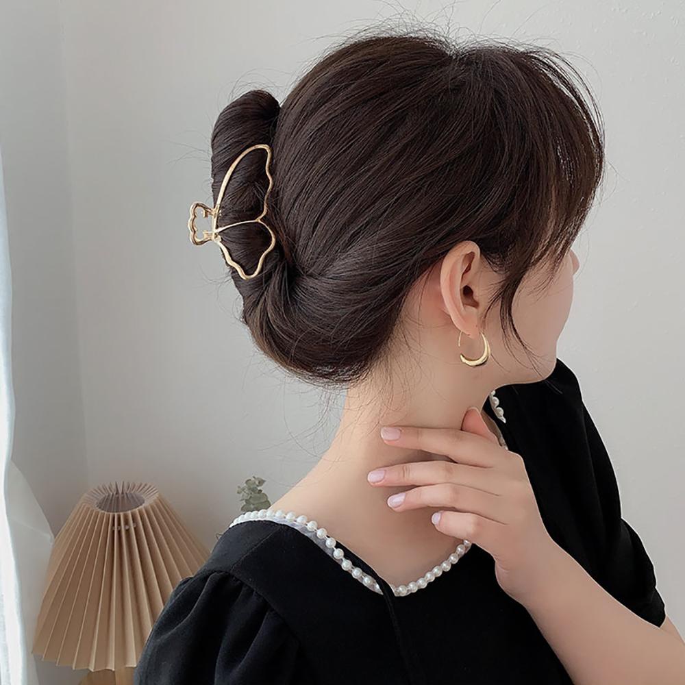 Kẹp Tóc Bướm Bằng Hợp Kim Phong Cách Vintage Dành Cho Nữ