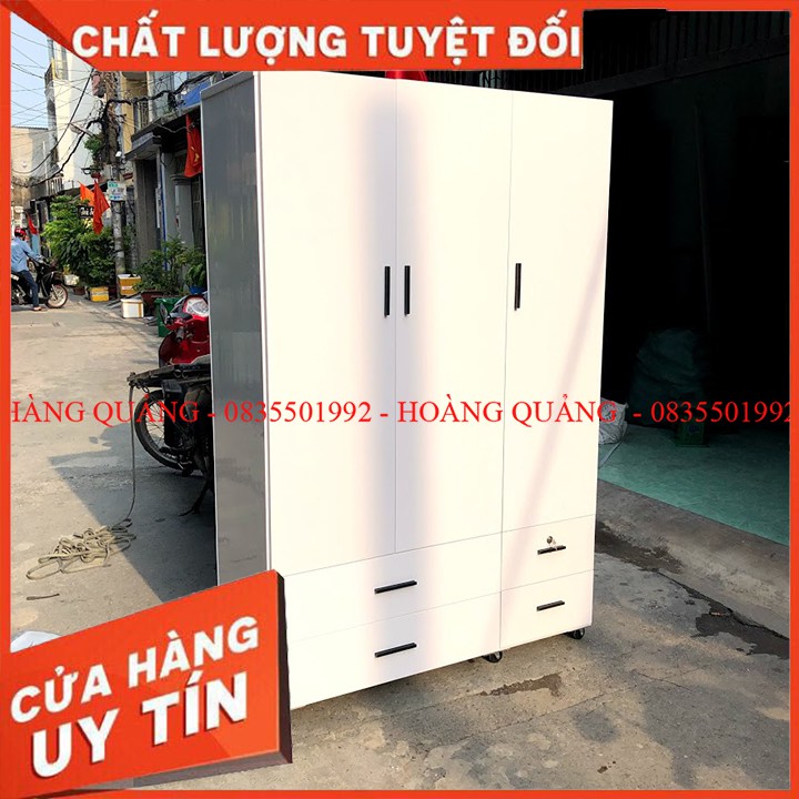 Tủ Quần áo-Tủ Nhựa Đài Loan 3 Cánh-miễn phí ship HCM