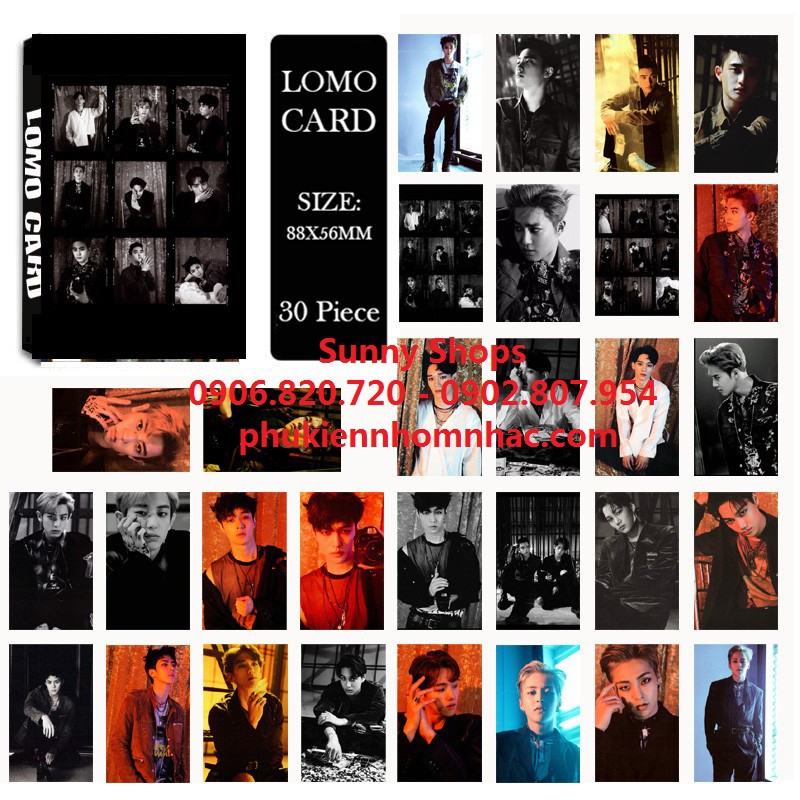 Lomo card EXO chung nhóm | BigBuy360 - bigbuy360.vn