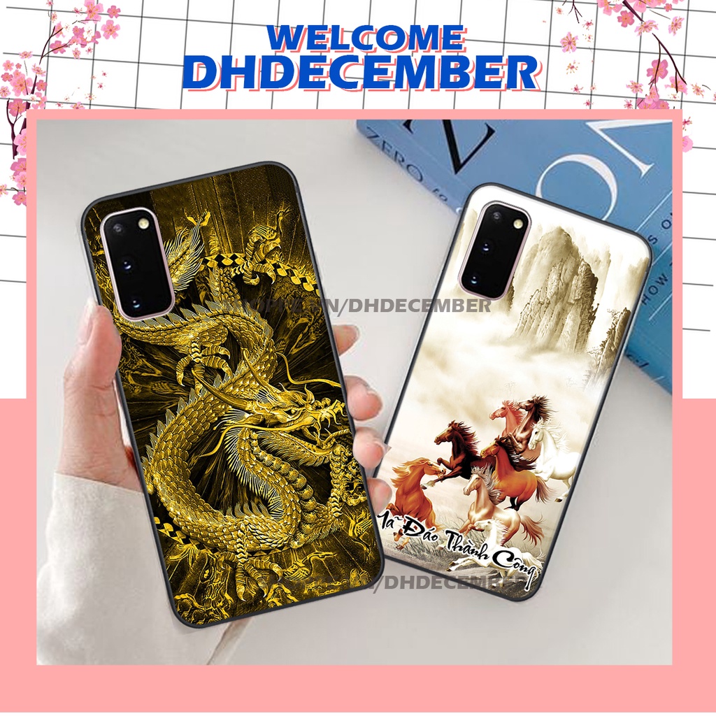 Ốp lưng Samsung Galaxy S20  / S20 PLUS / S20 FE in hình thư pháp tâm an vạn sự an ,mã đáo thành công SIÊU CHẤT