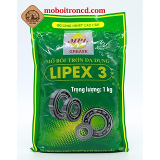 Mỡ bôi trơn chịu nhiệt cao Lipex 3 dạng bịch 500g-1kg
