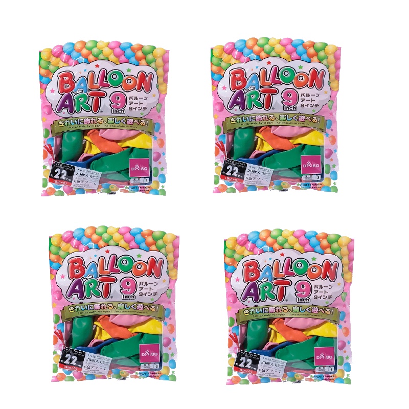 Daiso Đồ Chơi Bong Bóng Balloonart8Flat20Pieces