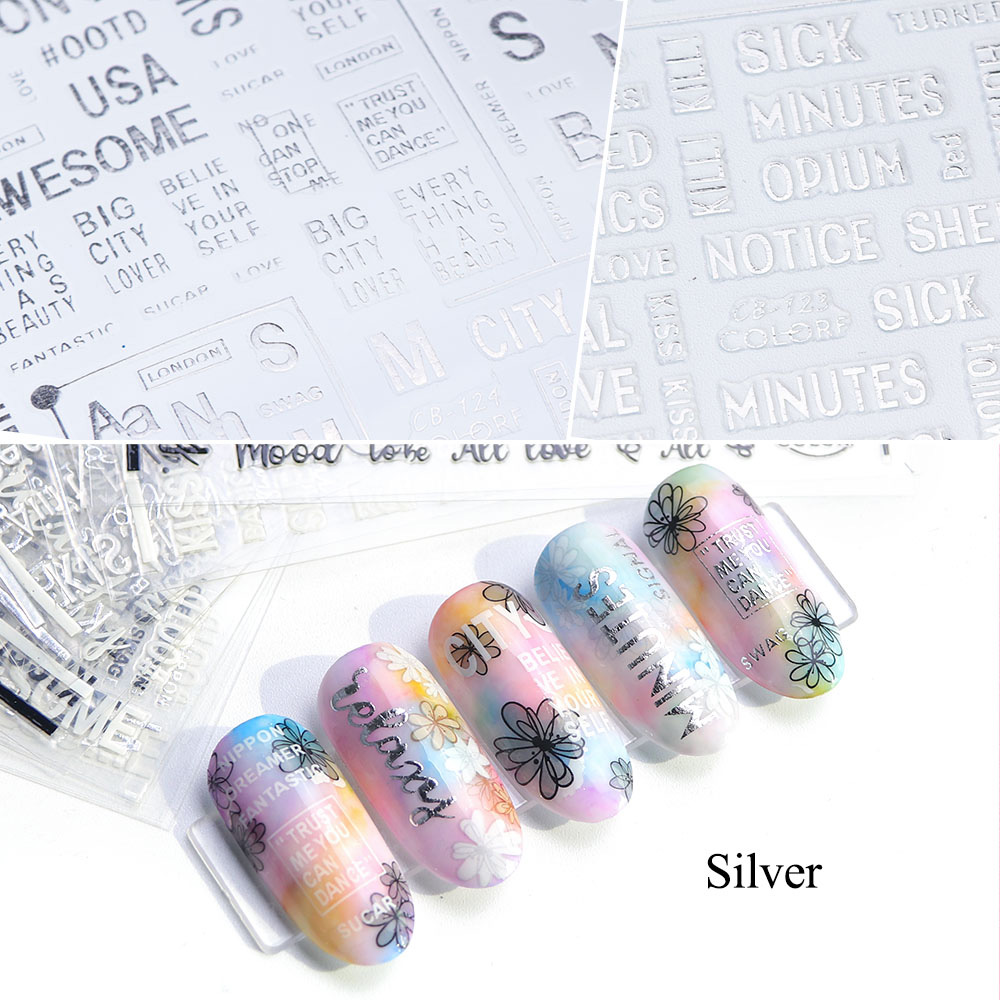 Nhãn dán trang trí cho móng tay nghệ thuật