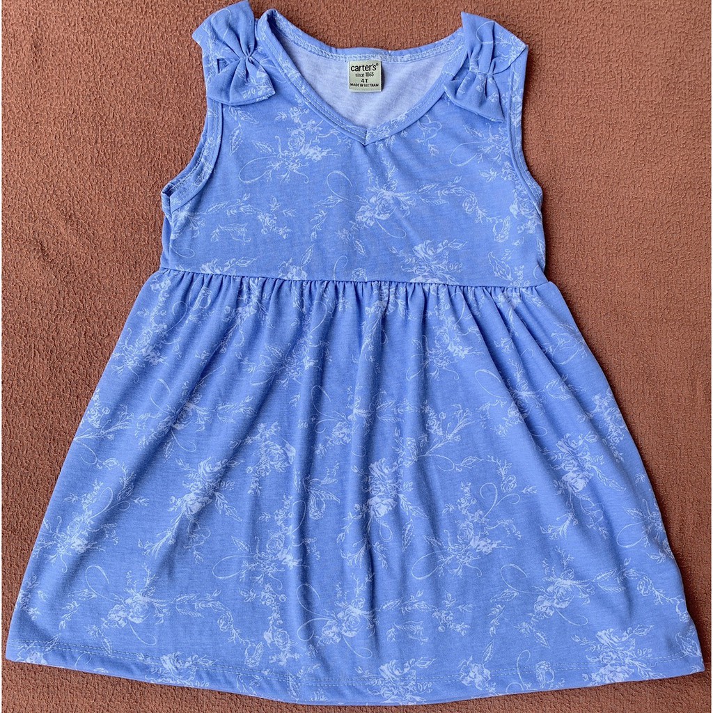 ĐẦM THUN COTTON 100% SIÊU MÁT CHO BÉ GÁI