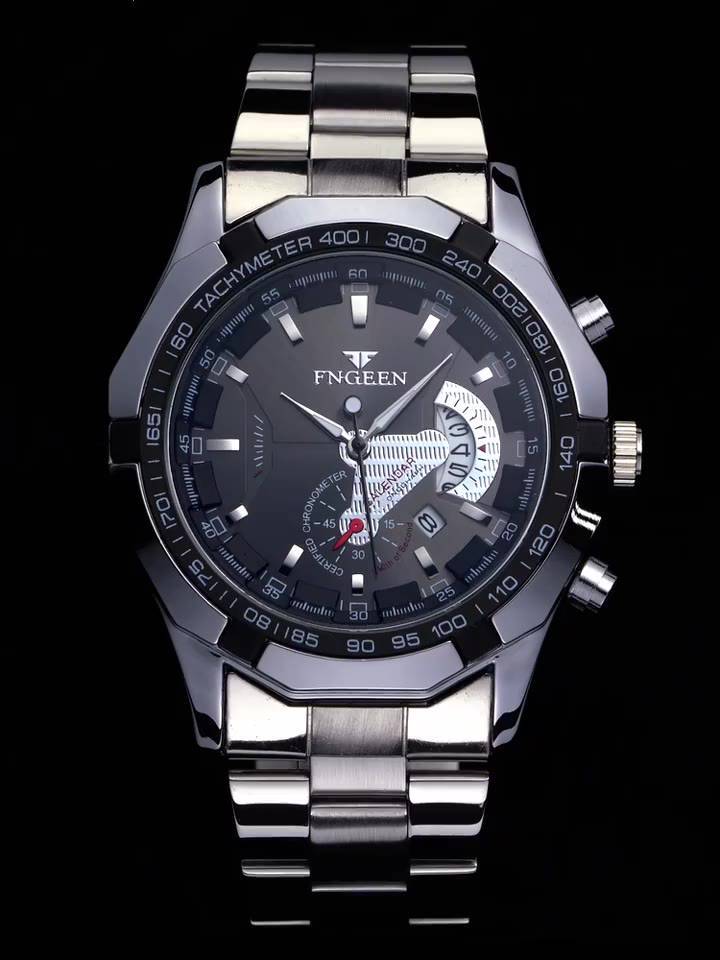 Đồng hồ đeo tay FNGEEN S001 bộ máy quartz dây đeo bằng thép không gỉ thời trang | BigBuy360 - bigbuy360.vn