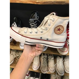 Converse Trắng Viền Đỏ size 37/23cm (Real 100%/2Hand)