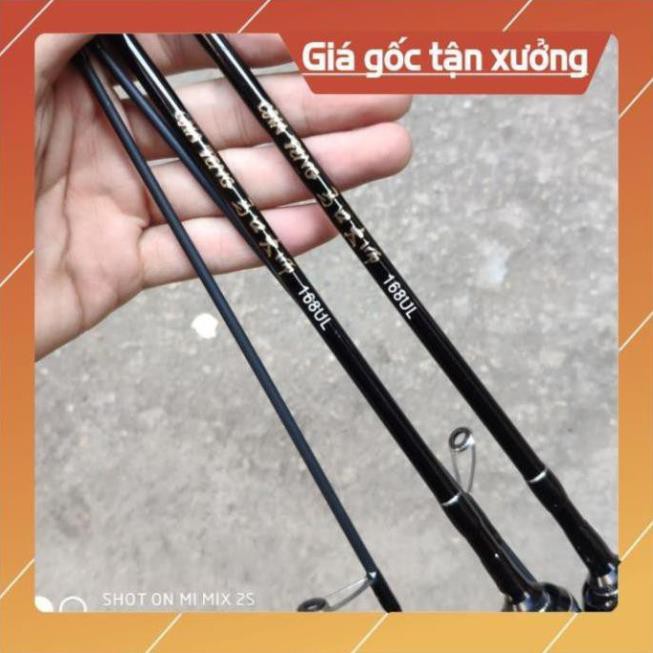 Cần Câu Lure UL SHIMANO Cán Gỗ Đọt Đặc Chuyên Câu Suối, Cháp 1m68 và 1m8 ( TẶNG DÙ DAIWA CHUYÊN LURE ) CẦN CÂU CÁ NO1