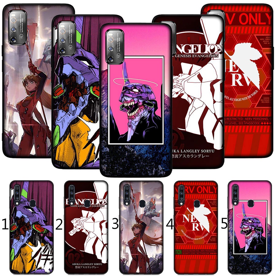Ốp Điện Thoại Silicone Mềm Họa Tiết Neon Genesis Evangelion Cho Samsung Galaxy S10 S10e S9 S8 Plus Lite S7 Edge LH138