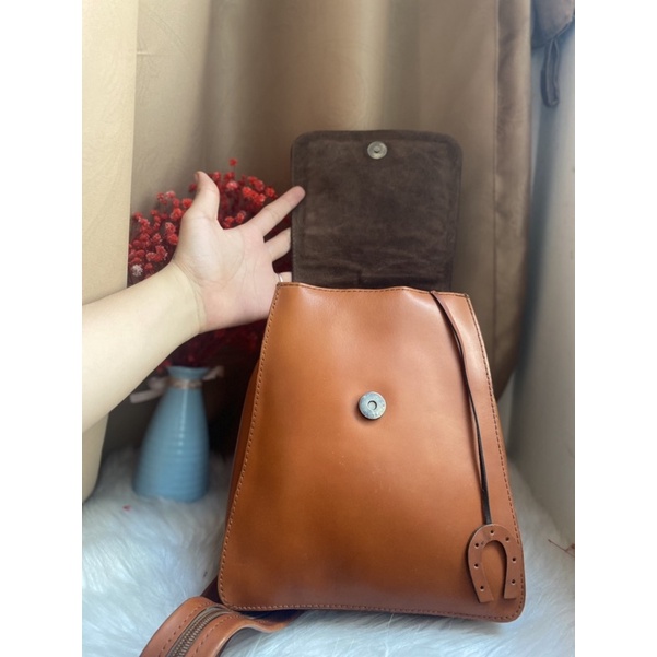 Balo mini mộc vẽ tay sơn dầu