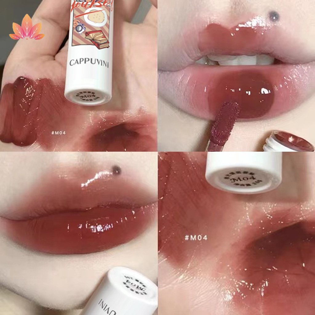Cappuvini comic lip glaze mirror water light lip glaze lip gloss cheap student female lipstick JP5