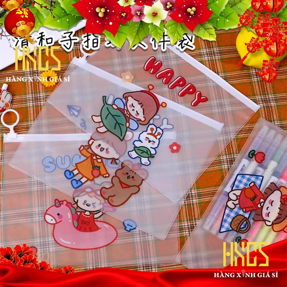 ⚜️⚜️ Túi ZIP A5, TÚI ZIP ĐỰNG MỸ PHẨM, TÚI ĐỰNG BÚT, TÚI ZIP VĂN PHÒNG PHẨM