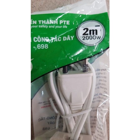 Ổ cắm dài 2000w dây 2m Tiến Thành