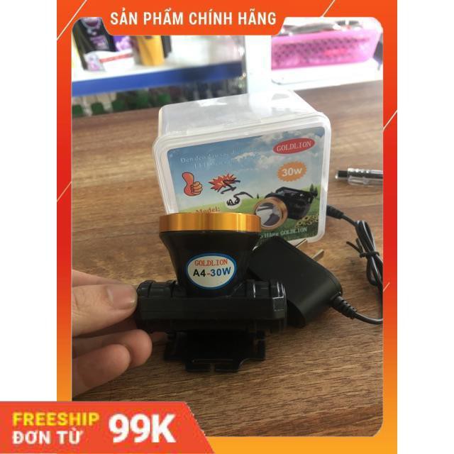 [Giảm 50%]  Đèn Pin Đội Đầu công suất 30W - mã A4 ( kèm sạc và dây đeo).