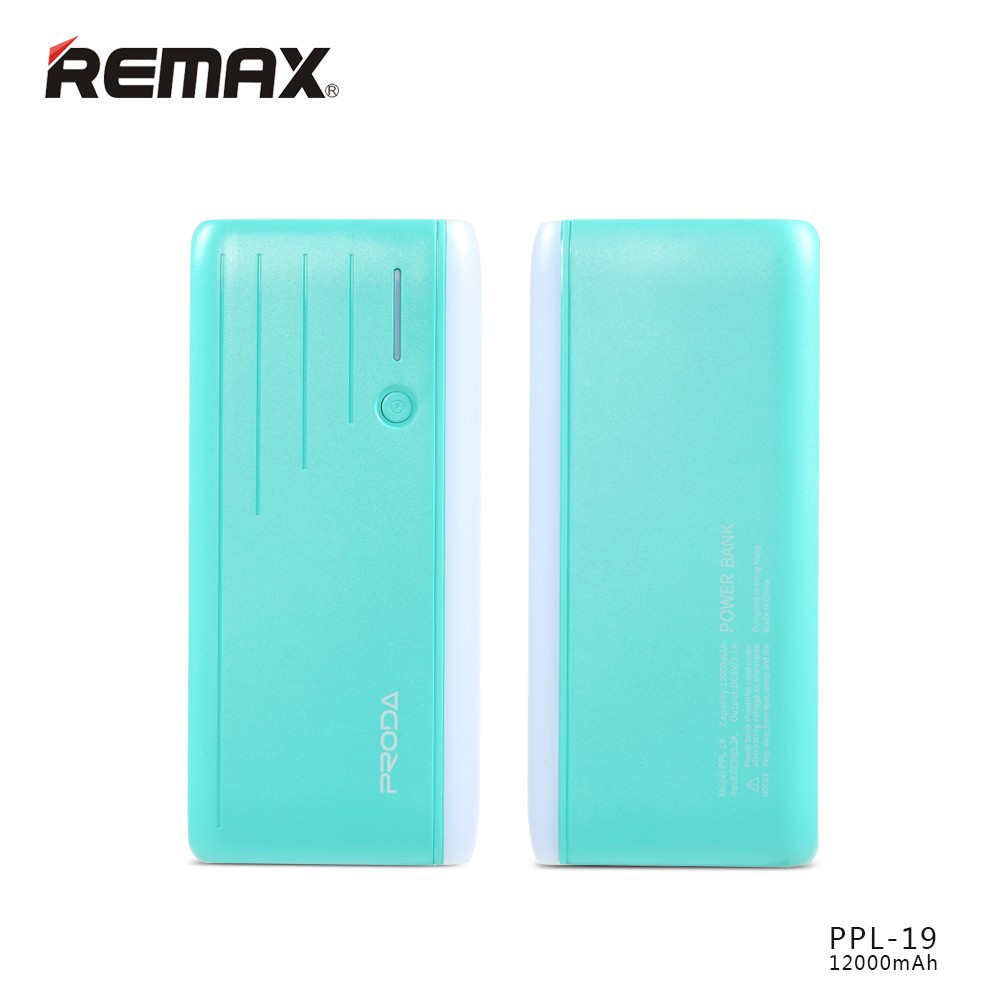 Pin Sạc Dự Phòng Remax Proda PPL-19 12.000mAh- Bảo Hành Toàn Quốc