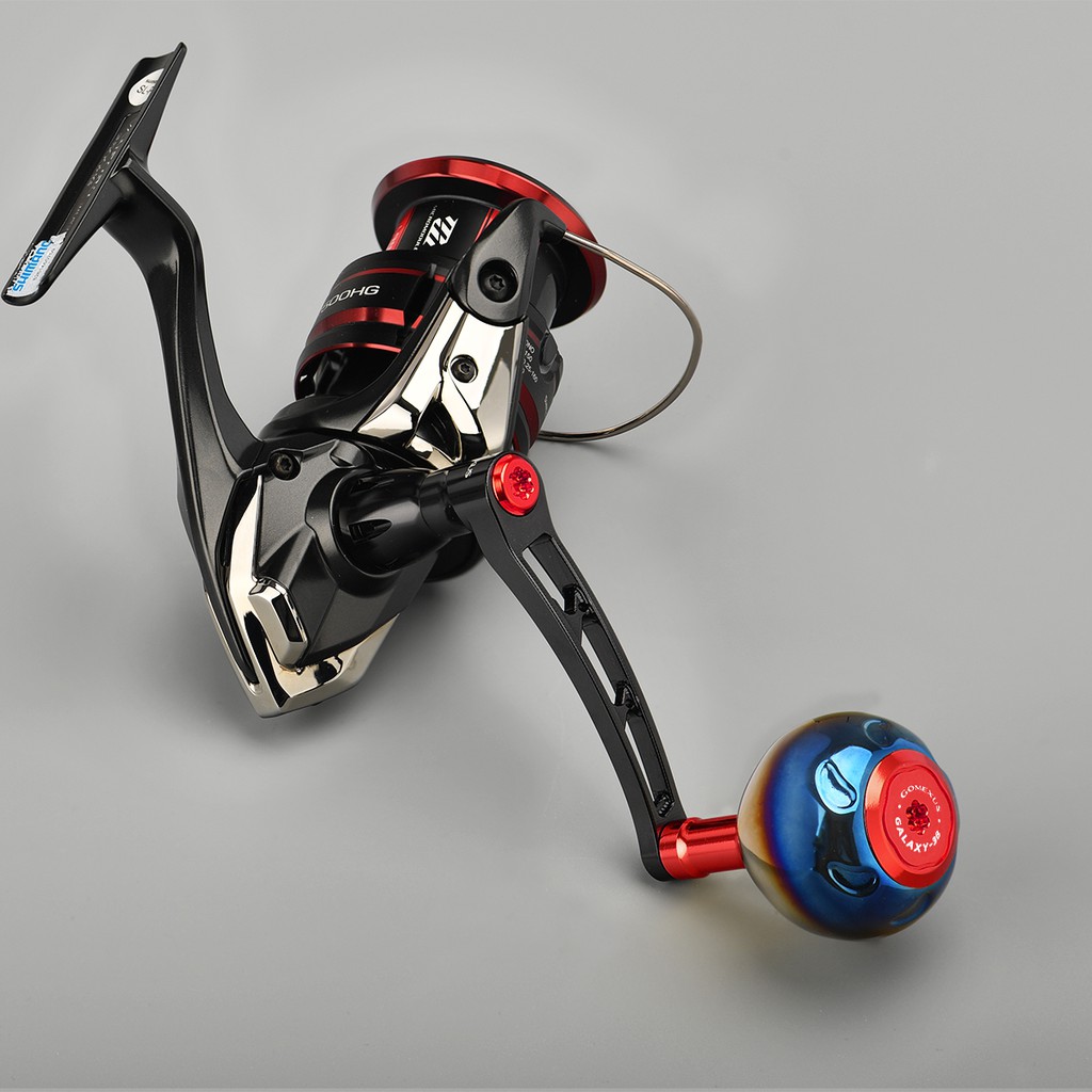 Núm xoay máy câu cá Gomexus Galaxy 38 TA38 chất liệu titan cho Shimano Stella Vanford Daiwa Saltiga