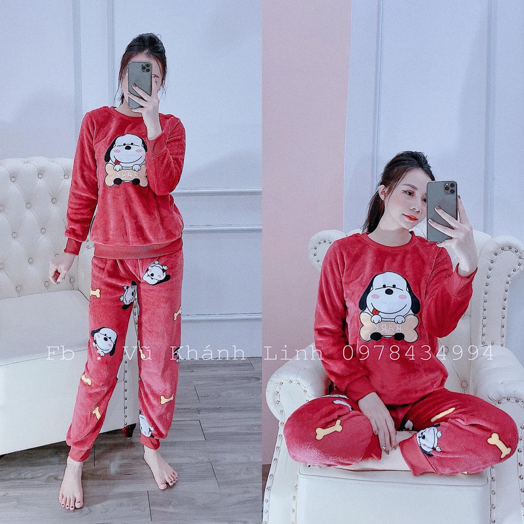 [Mã WAMST112 giảm 25k đơn 150k] BỘ NGỦ LÔNG CUTE FULL MÀU HOT HIT SIÊU XINH | BigBuy360 - bigbuy360.vn