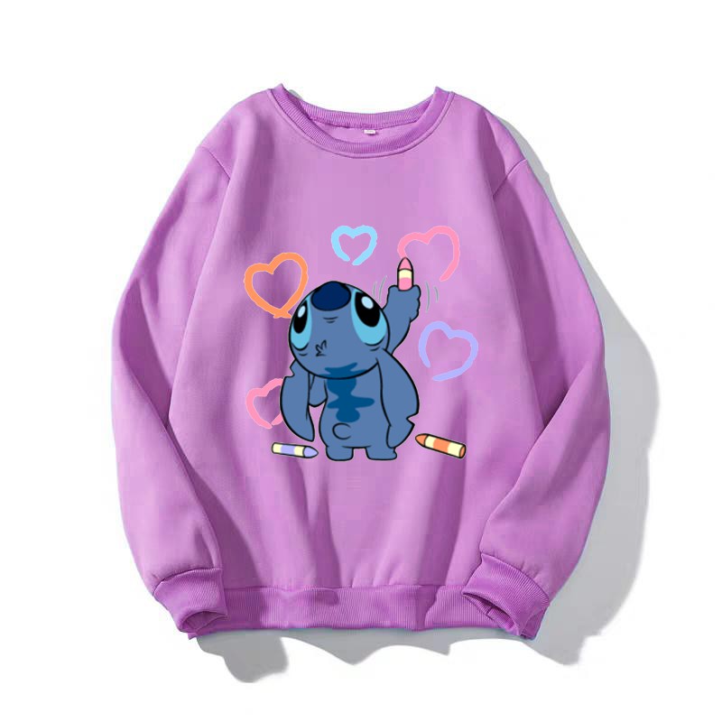 ÁO SWEATER NAM NỮ IN HÌNH STITCH (NHIỀU MÀU)