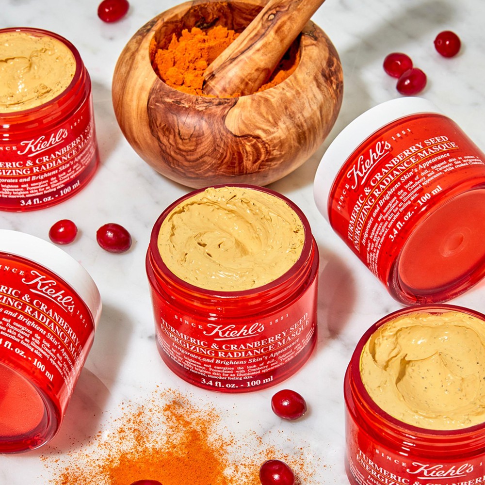 Mặt nạ nghệ Kiehl's Turmeric &amp; Cranberry Seed Energizing Radiance Masque 100ml