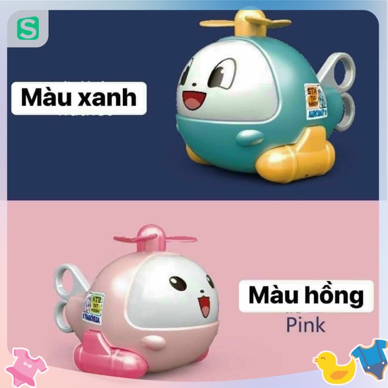 Bộ dụng cụ học tập 6in1 hình máy bay cute cho bé