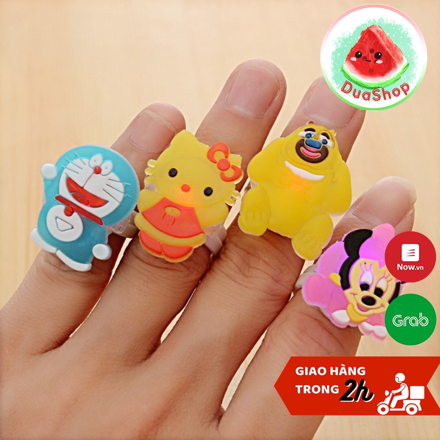 Nhẫn phát sáng nhiều mầu, đồ chơi cho bé. 🍉Duashop🍉