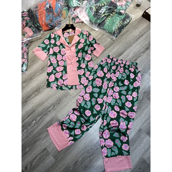 bộ lụa pizama