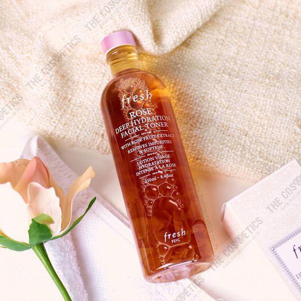 Nước hoa hồng Fresh Rose Deep Hydration Facial Toner