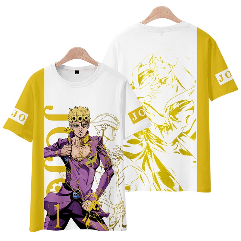 Áo Thun Tay Ngắn In Hình Anime Jojo 'S Bizarre Adventure