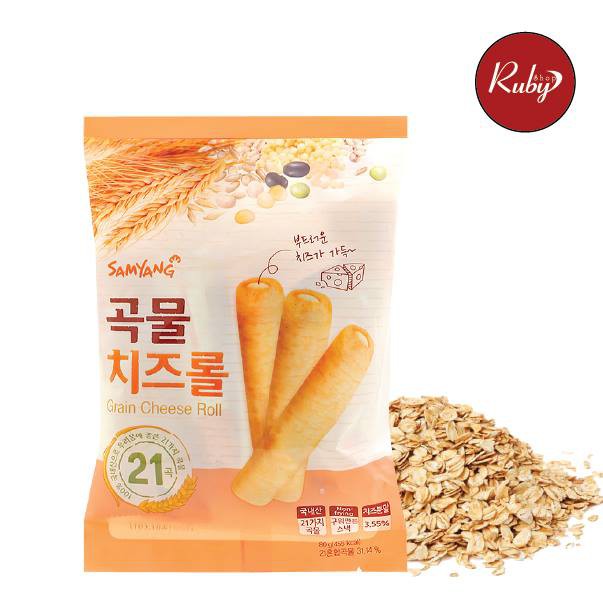 BÁNH XỐP NGŨ CỐC NHÂN PHÔ MAI SAMYANG 80G