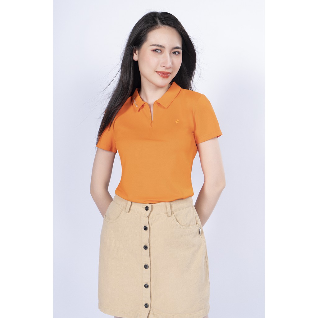 Áo Polo Nữ Livan Sport Màu Đen New Daily Thanh Lịch Chống Nhăn Nhàu Kháng Khuẩn Cao Cấp