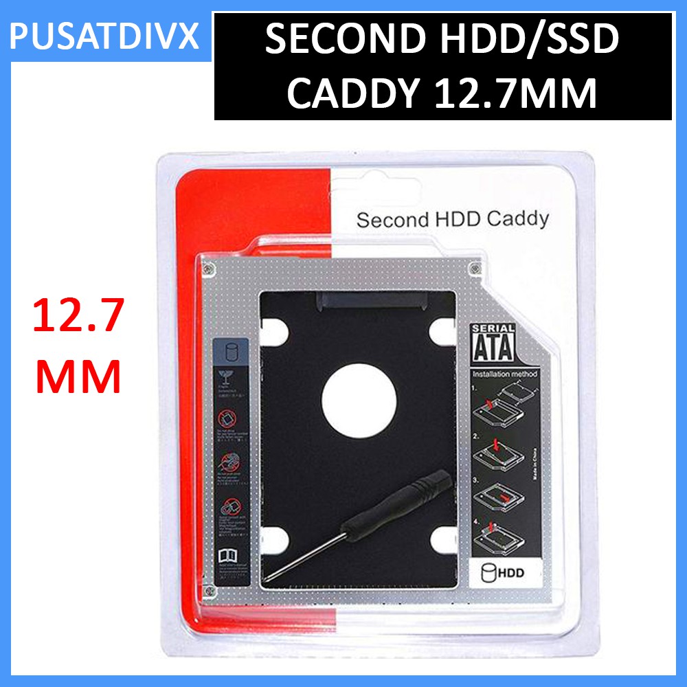 Khay Đựng Ổ Cứng Ssd Hdd 12.7mm Sata Dvd Vỏ