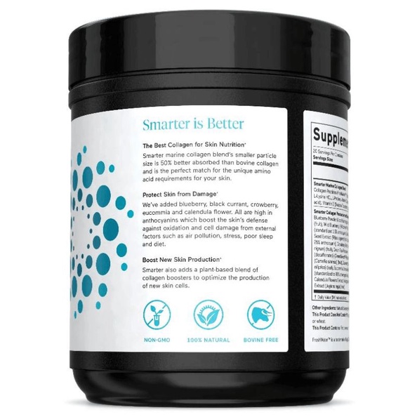 Bột Marine Skin Collagen Peptide 10.036mg 8000mg Superfood Chống Lão Hóa Tối Ưu  Và  Quercetin SmarterNutrition