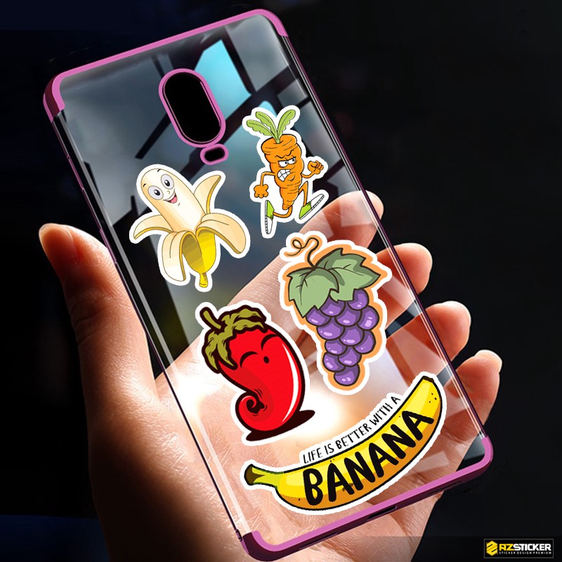 Sticker Chủ Đề Hoa Quả | Sticker Chống Thấm Nước  , Chống Bay Màu Dán Nón Bảo Hiểm  , Dán Điện Thoại