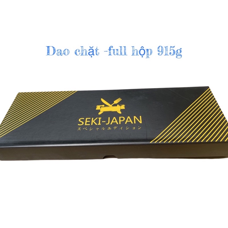 Dao Chặt Xương SEKI-JAPAN Full Hộp Nặng 915g Dày 5mm Nhập Khẩu Chính Hãng