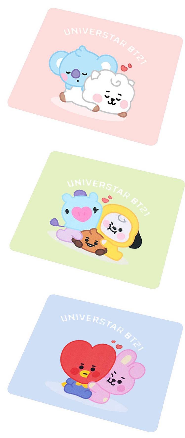 Miếng lót chuột tốc độ cao hình nhóm nhạc Kpop BTS BT21 chống thấm nước xinh xắn tiện dụng tại nhà/văn phòng | BigBuy360 - bigbuy360.vn