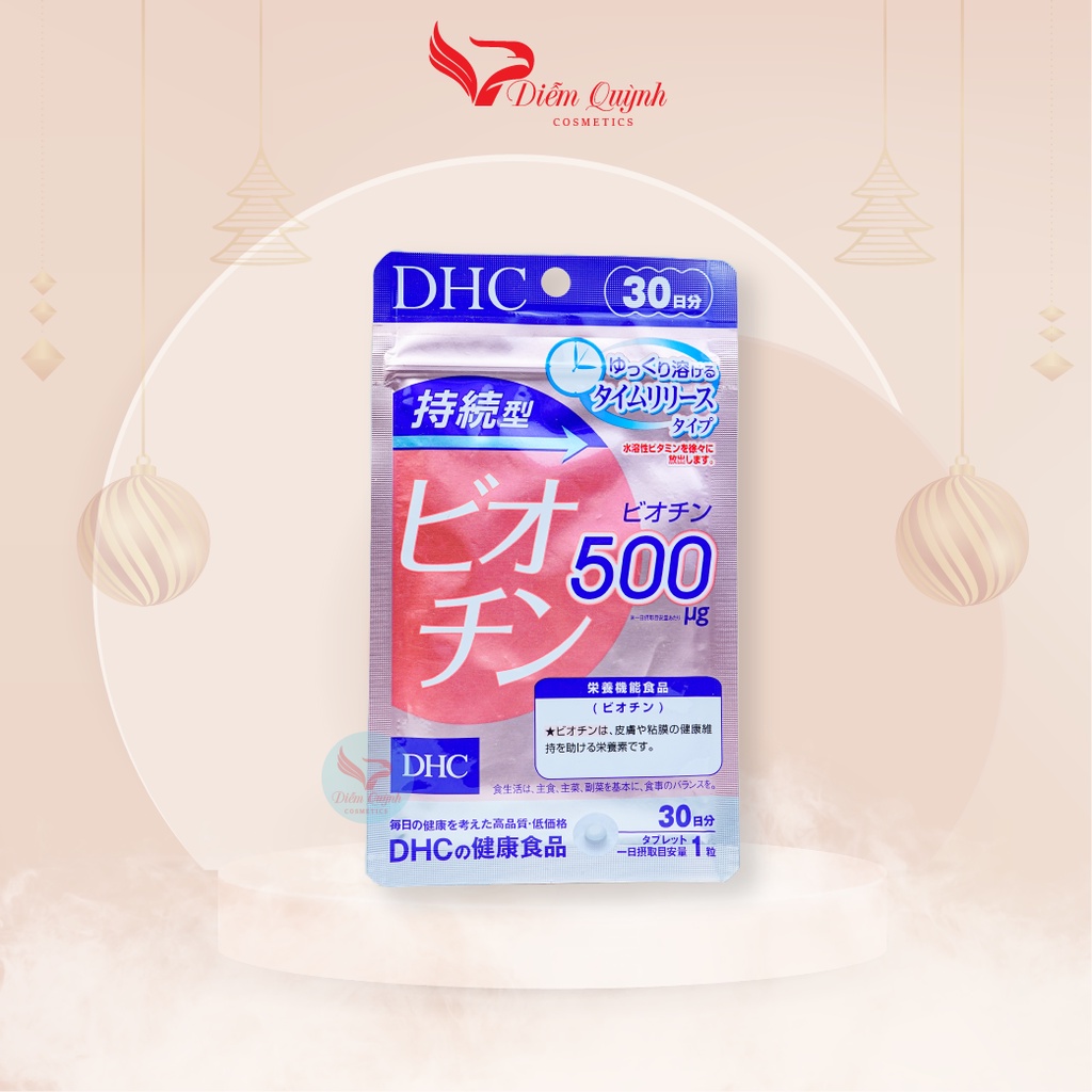Viên Uống DHC Biotin Ngăn Rụng Tóc Sustained Release Biotin 30 Ngày (30 Viên)