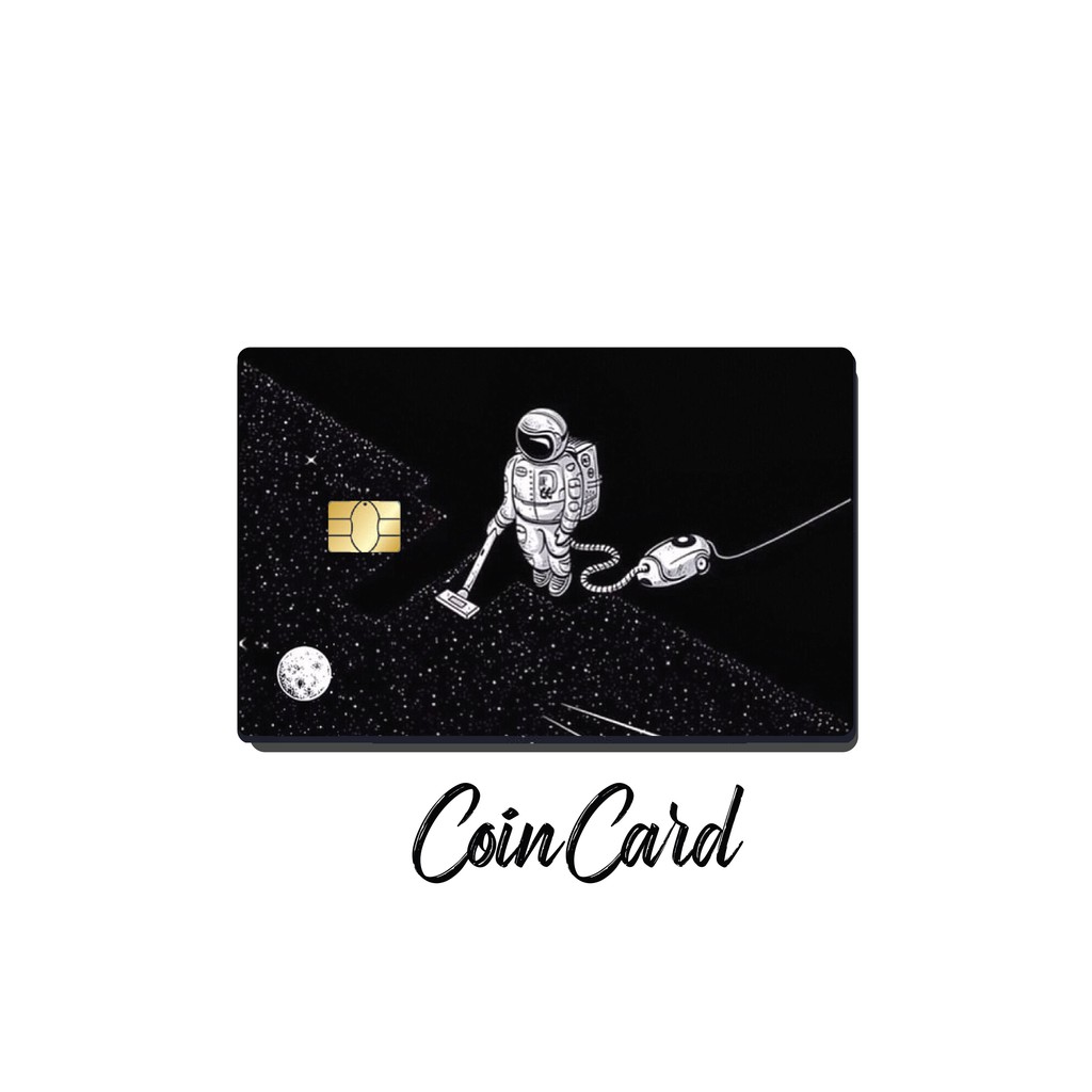 ‍ NASA (Sticker / Miếng dán Thẻ ATM, Thẻ Ghi nợ, Tín dụng) | Dán thẻ ATM CoinCard