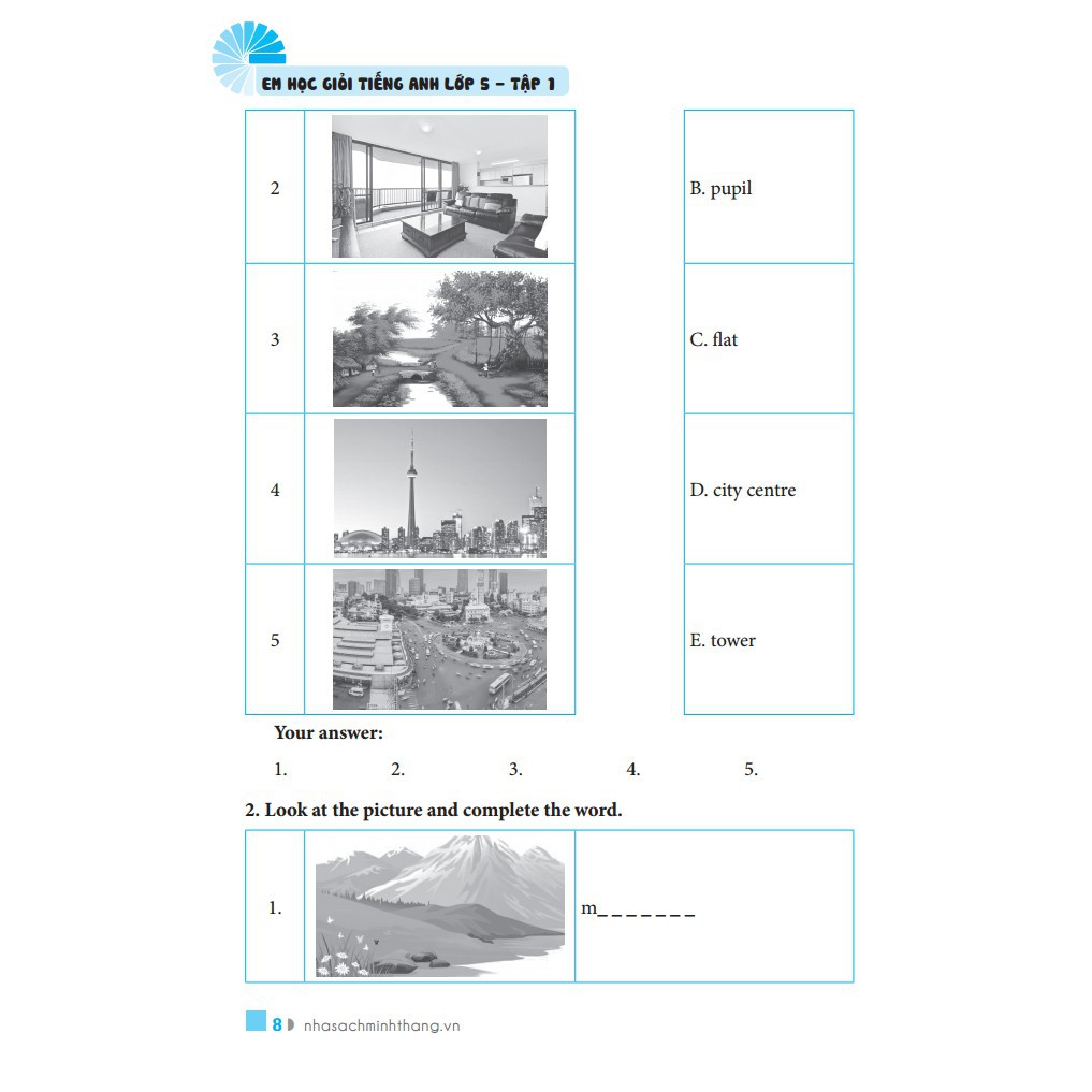 Sách - Em học giỏi tiếng Anh lớp 5- tập 1 (Tái bản 02)