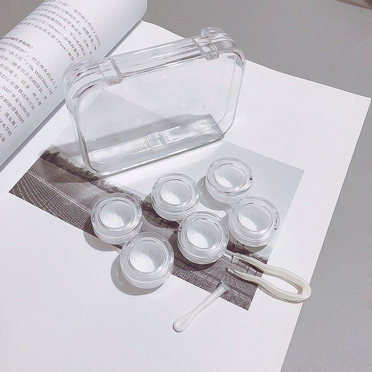 Hộp Đựng Lens 3 Hộp Trong Suốt - L1023