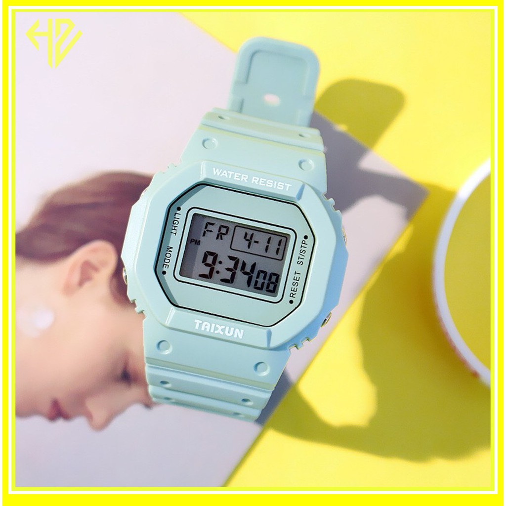 ĐỒNG HỒ THỂ THAO NAM NỮ TAIXUN FASHION SPORT MẶT VUÔNG SIÊU ĐẸP | BigBuy360 - bigbuy360.vn