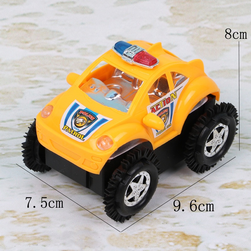 Đồ chơi trẻ em xe ô tô cảnh sát, xe tăng chạy bằng pin AA