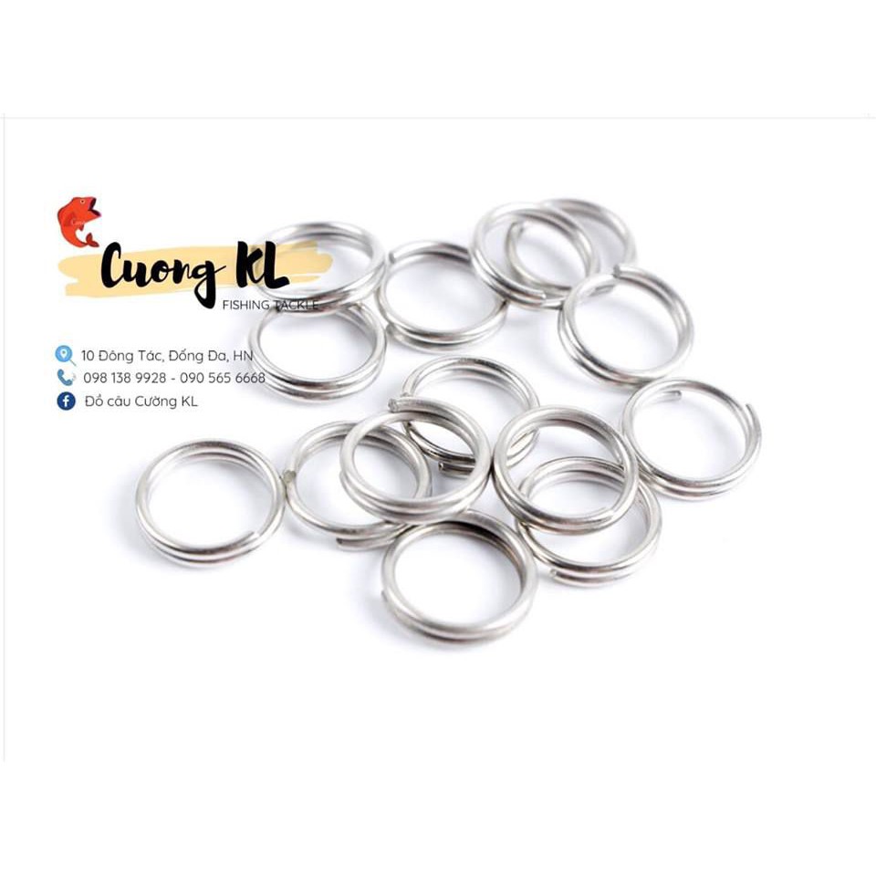 Set 20 Ring Inox câu lure