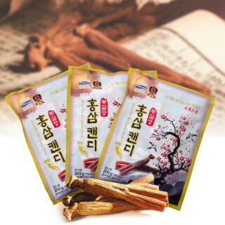 Combo 3 gói kẹo sâm không đường hàn quốc 200g