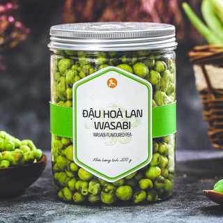 Đậu hoà lan wasabi L'angfarm, 200g, hũ, mẫu nắp nhôm