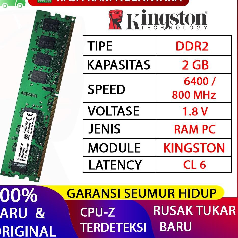 Ram Kingston Ddr2 2gb 6400 / 800mhz Ddr2 2gb Cho Máy Tính | BigBuy360 - bigbuy360.vn
