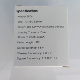CẢM BIẾN CHUYỂN ĐỘNG ZIGBEE TUYA