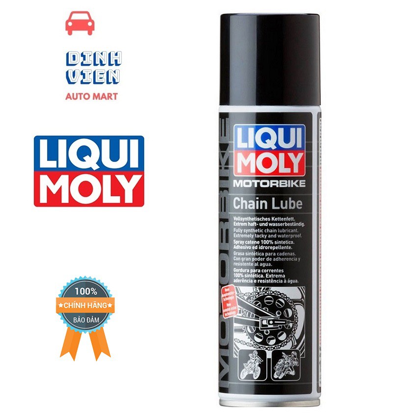 [ HỮU ÍCH] Chai xịt dưỡng sên cao cấp Liqui Moly 1508 250ml. chống mài mòn bánh răng, kéo dài tuổi thọ cho dây sên.