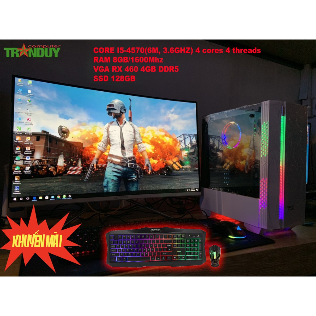 Thùng CPU Chiến Game PUBG/Lol/Fifa High Setting