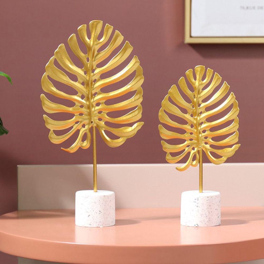 Tượng Lá Sắt Trang Trí Văn Phòng Phong Cách Bắc Âu Sáng Tạo